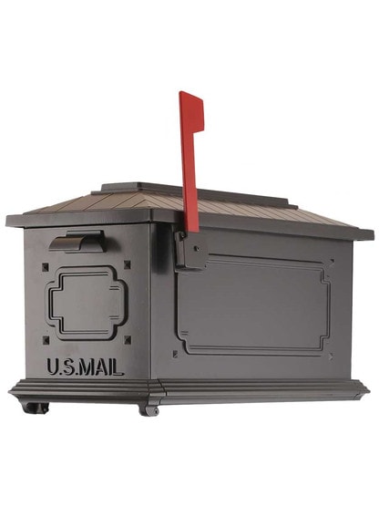 Kingston Curbside Mailbox in Oil-Rubbed Bronze.